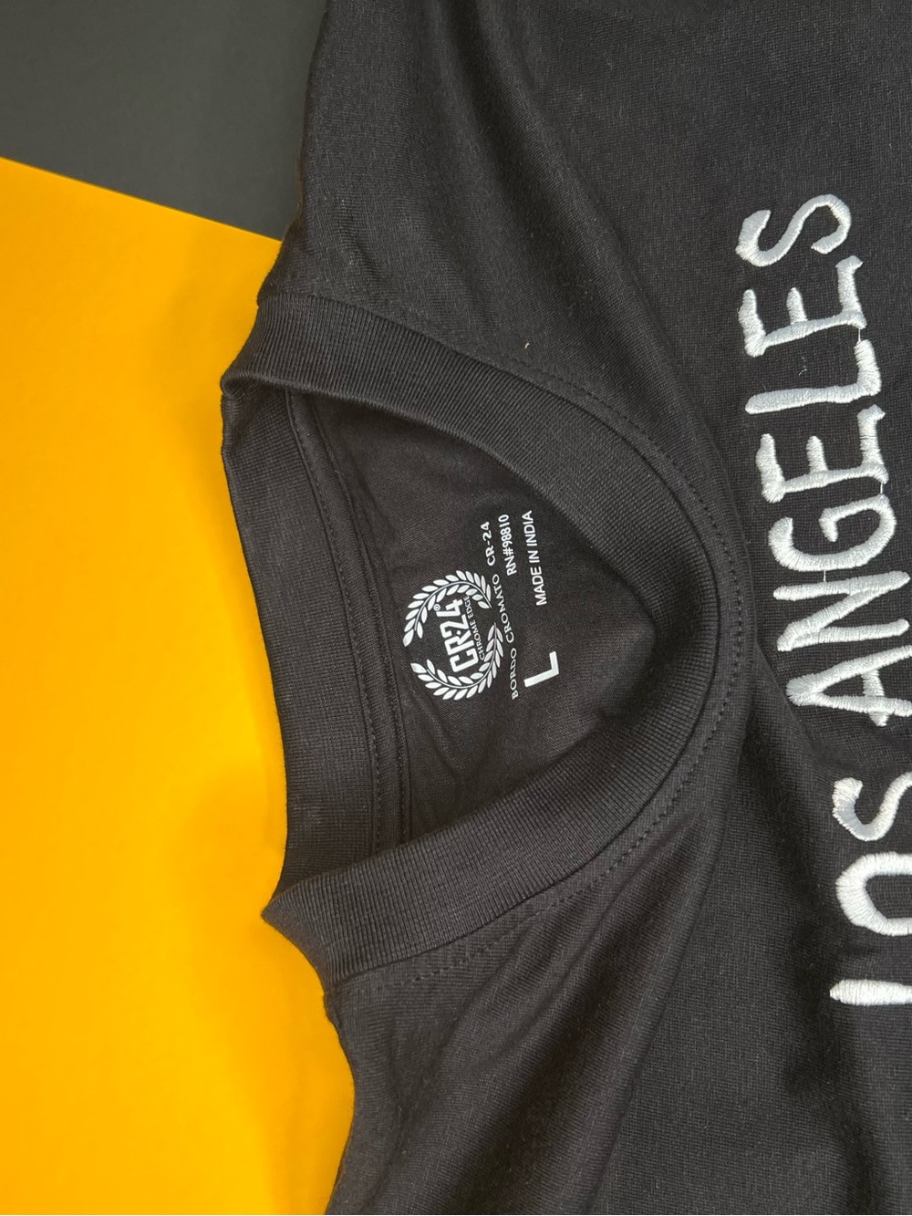 Ya Los Angeles Black Graphic Polo Shirt